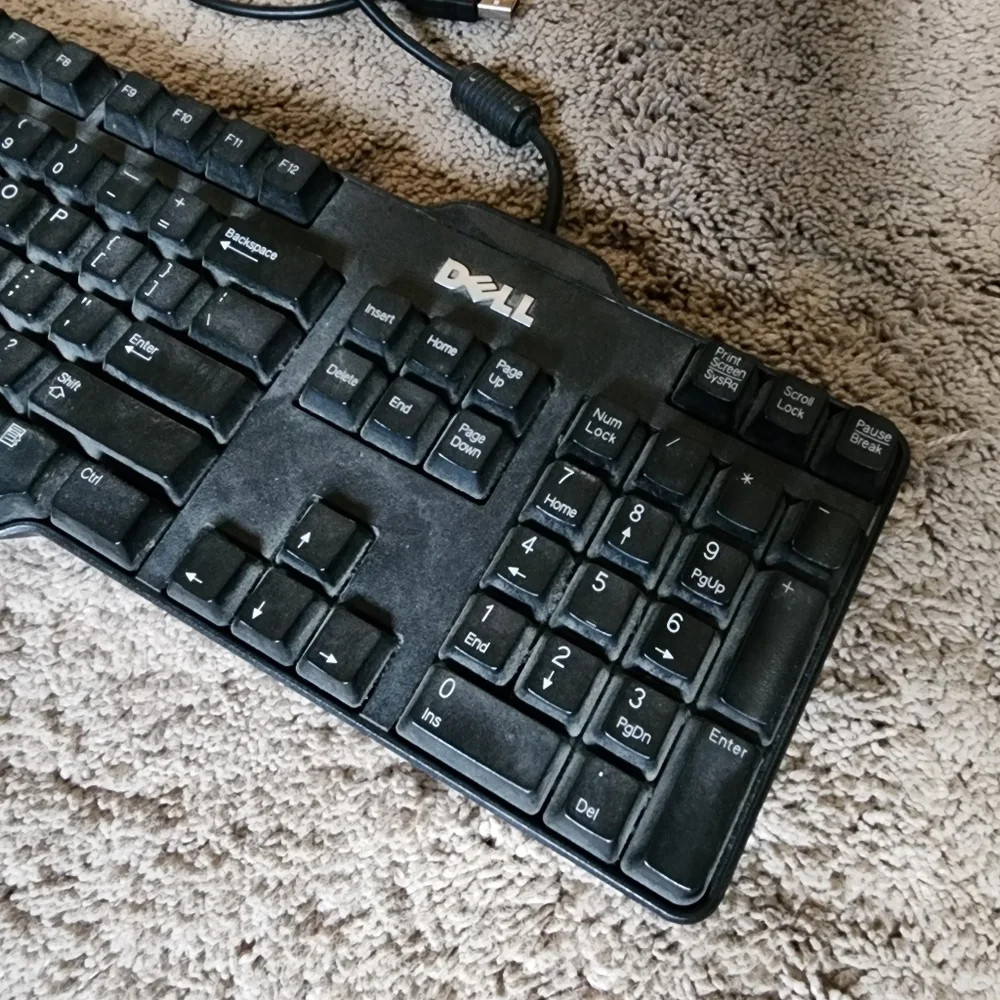 Dell Computer Keyboard Model SK-8115 Black